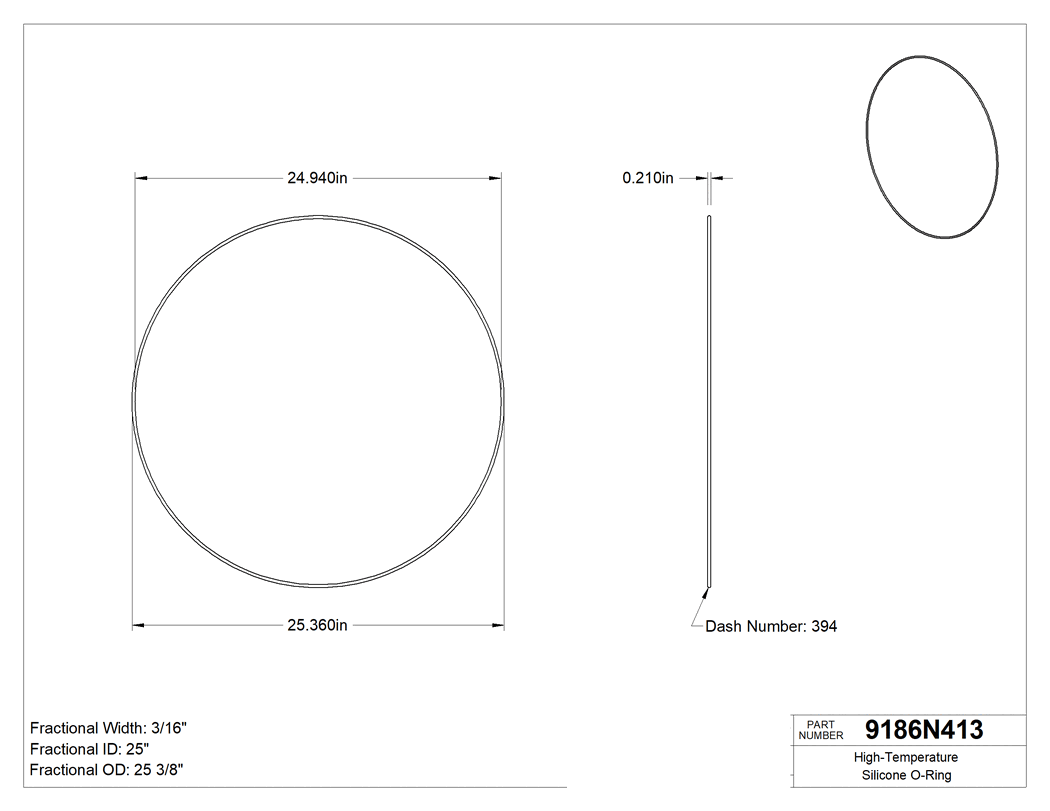 Technical drawing - 9186N413